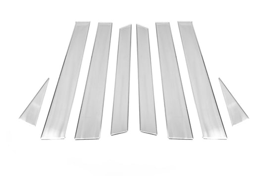 Stainless Steel Pillar Covers (8 pcs) for Volkswagen Touareg 2010-2018 - image 2