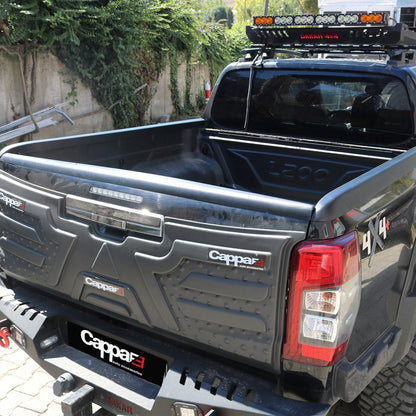 Tailgate edge protector (3 pcs) for Mitsubishi L200 2015-2024 - image 1