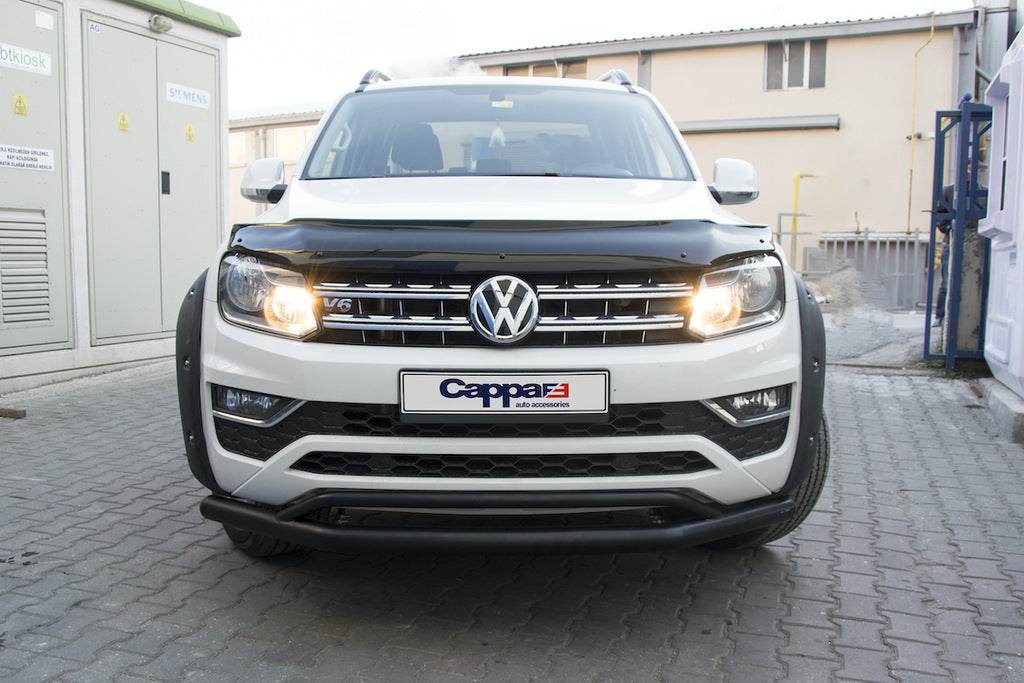 The hood deflector (EuroCap) for Volkswagen Amarok 2010-2022 - Reelken Auto