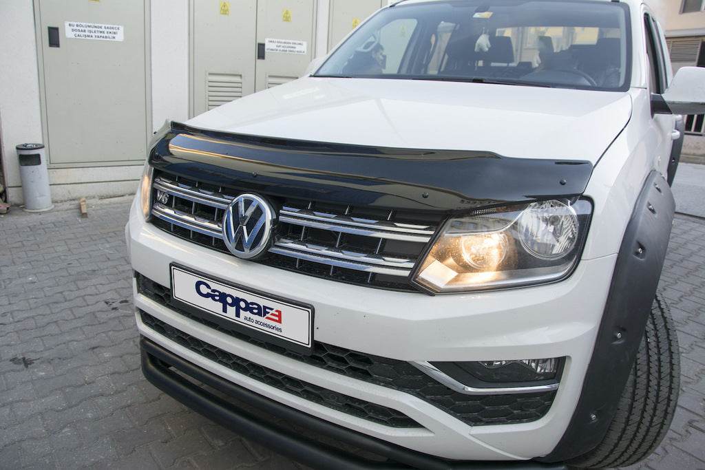 The hood deflector (EuroCap) for Volkswagen Amarok 2010-2022 - Reelken Auto