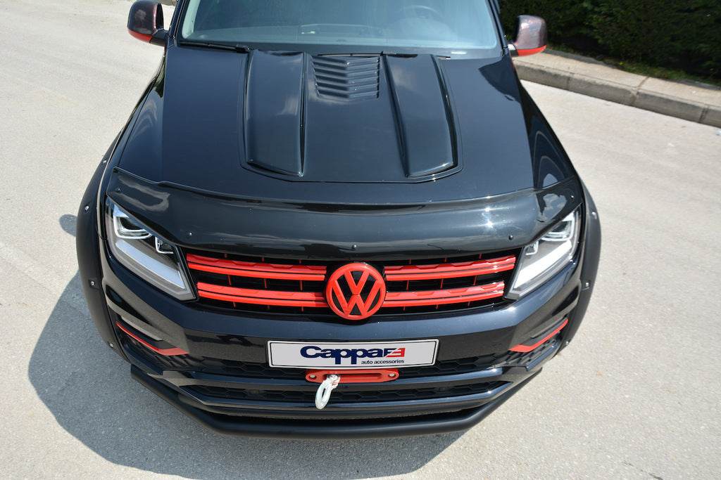 The hood deflector (EuroCap) for Volkswagen Amarok 2010-2022 - Reelken Auto