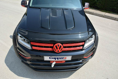 The hood deflector (EuroCap) for Volkswagen Amarok 2010-2022 - Reelken Auto