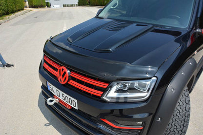The hood deflector (EuroCap) for Volkswagen Amarok 2010-2022 - Reelken Auto