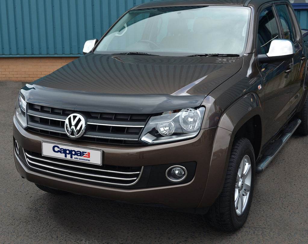 The hood deflector (EuroCap) for Volkswagen Amarok 2010-2022 - Reelken Auto