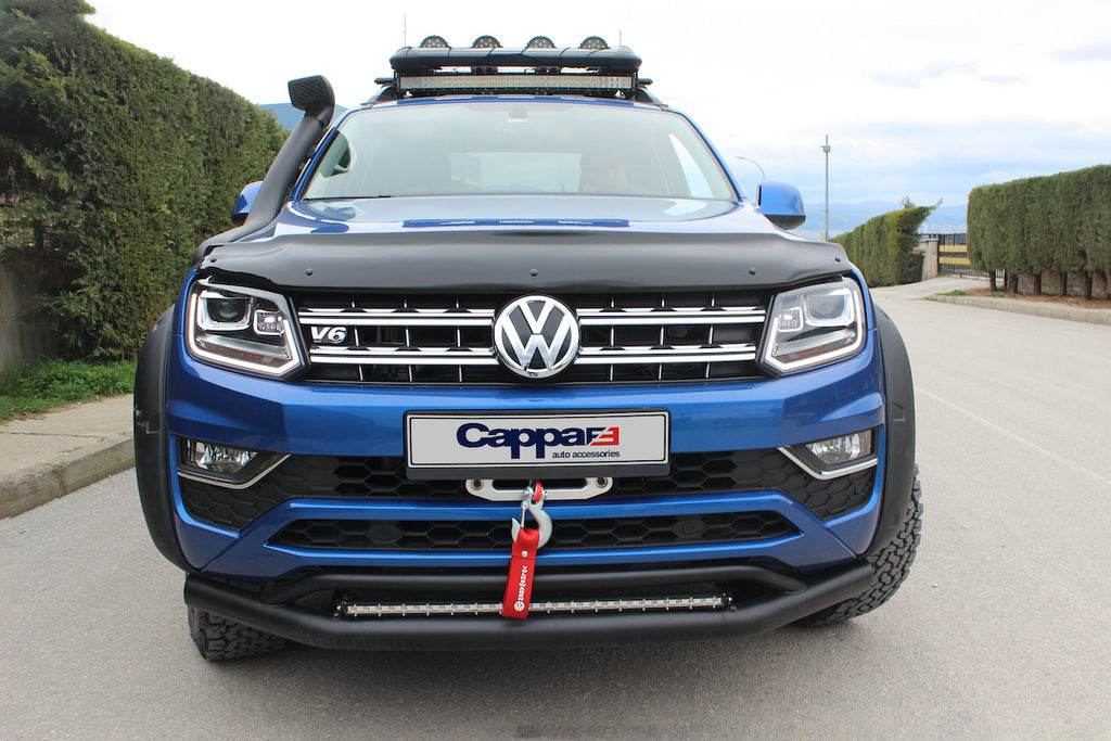 The hood deflector (EuroCap) for Volkswagen Amarok 2010-2022 - Reelken Auto
