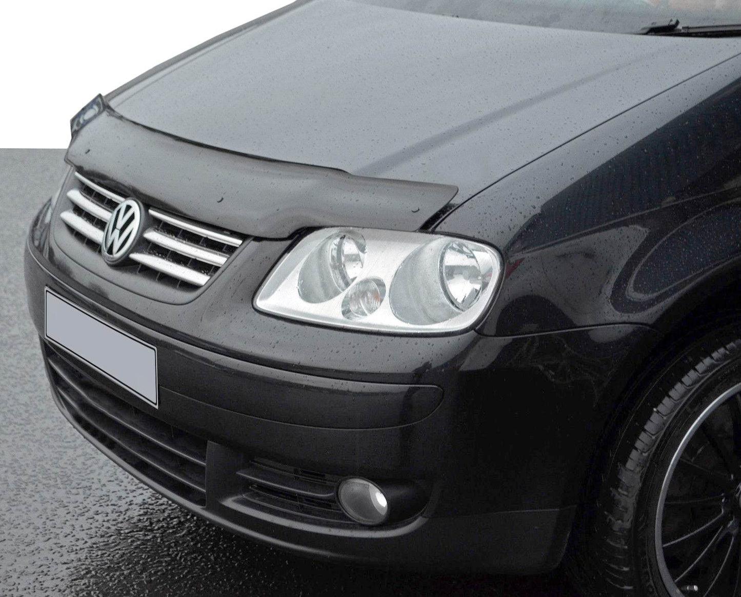 The hood deflector (EuroCap) for Volkswagen Caddy 2004-2010 - Reelken Auto