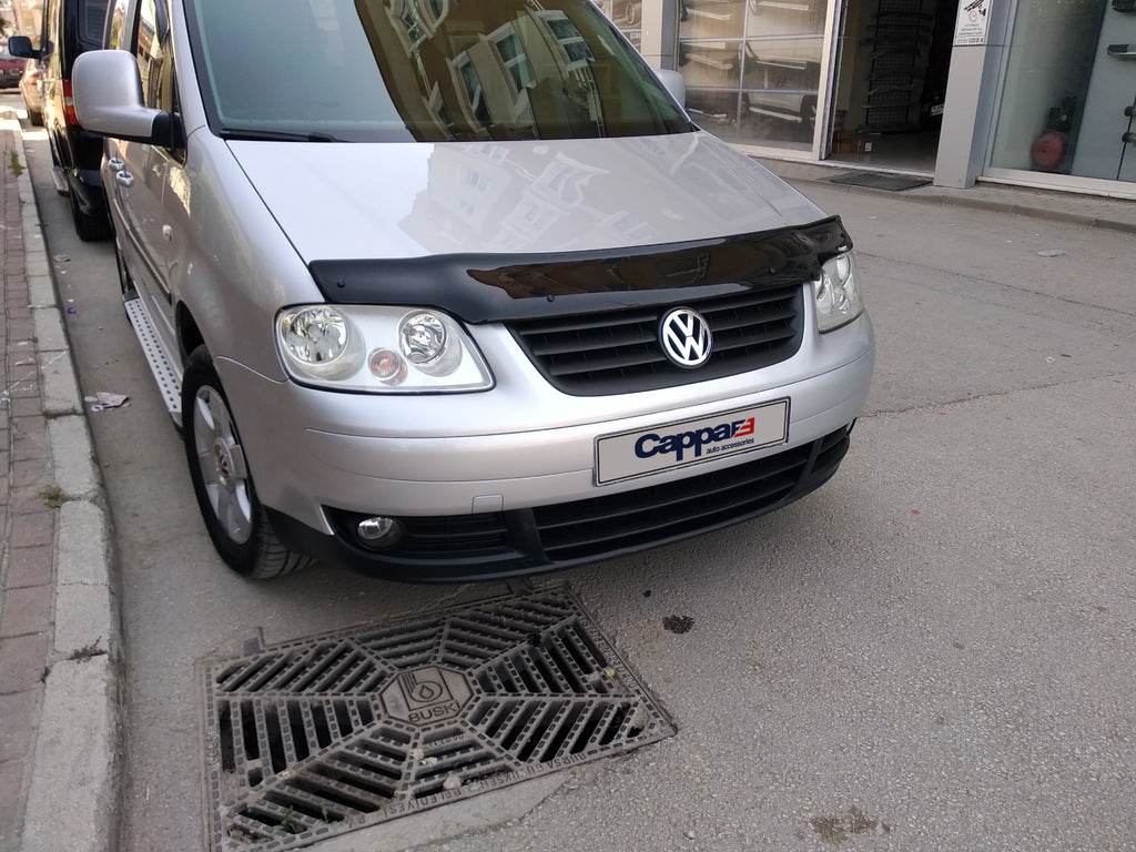 The hood deflector (EuroCap) for Volkswagen Caddy 2004-2010 - Reelken Auto