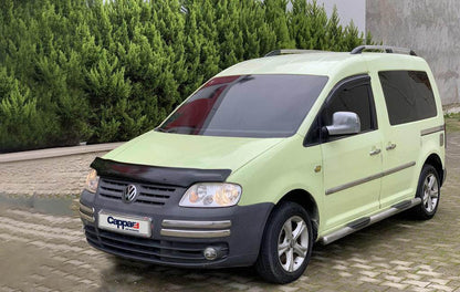 The hood deflector (EuroCap) for Volkswagen Caddy 2004-2010 - Reelken Auto