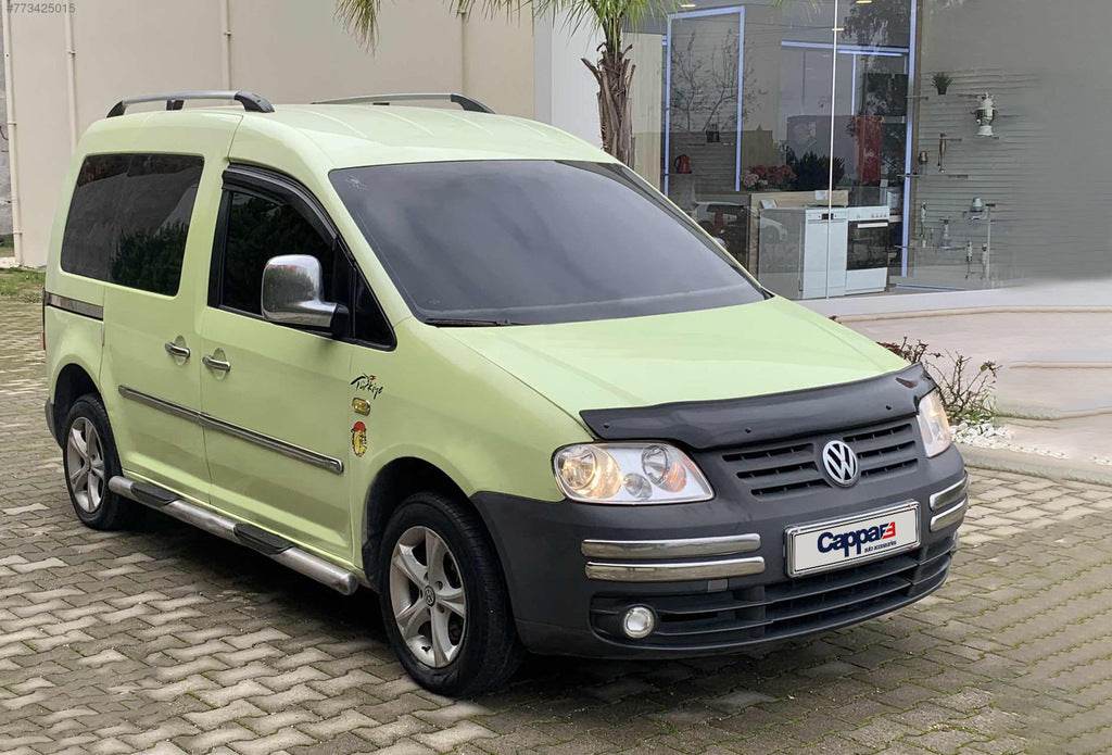 The hood deflector (EuroCap) for Volkswagen Caddy 2004-2010 - Reelken Auto