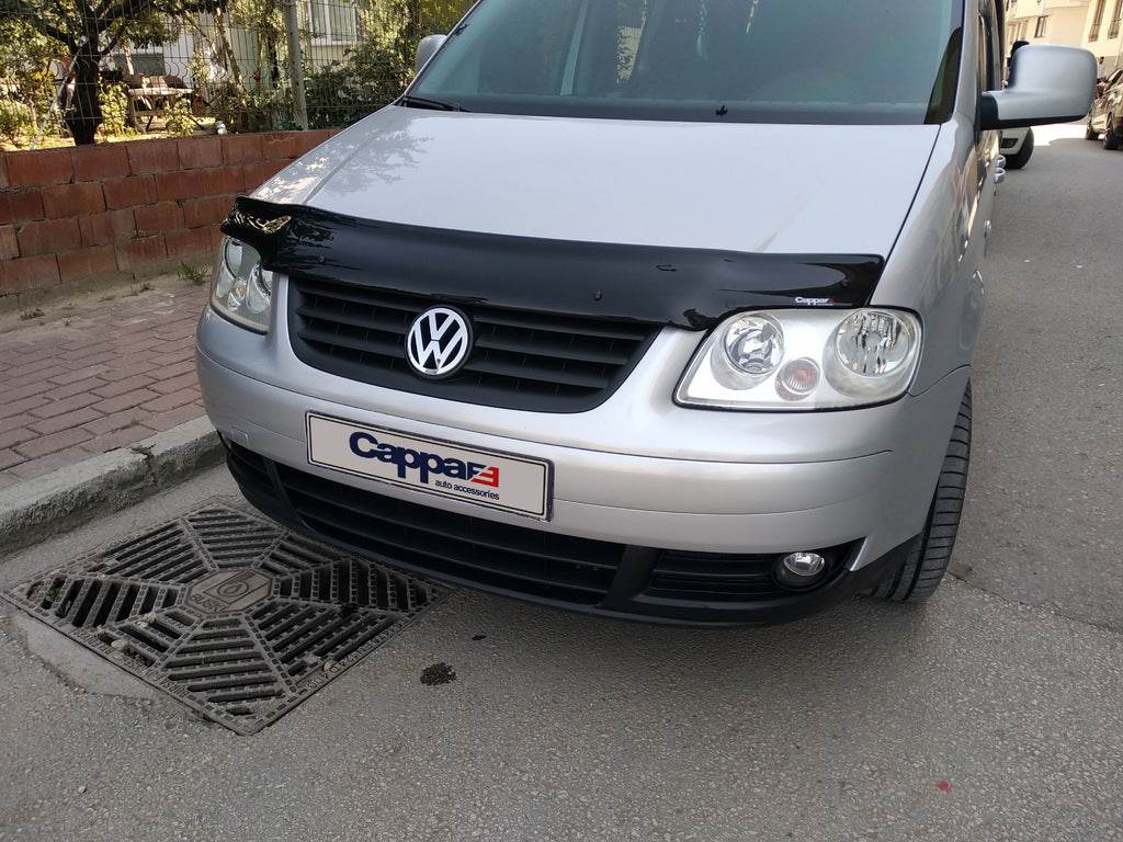 The hood deflector (EuroCap) for Volkswagen Caddy 2004-2010 - Reelken Auto