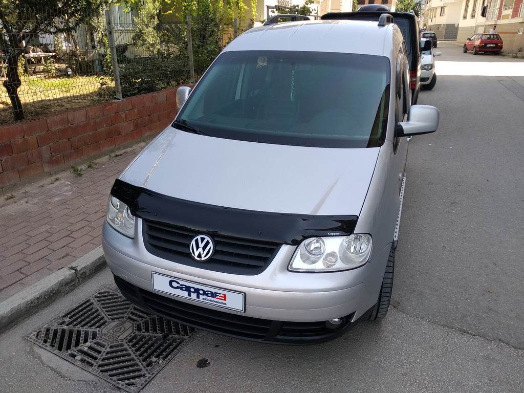 The hood deflector (EuroCap) for Volkswagen Caddy 2004-2010 - Reelken Auto