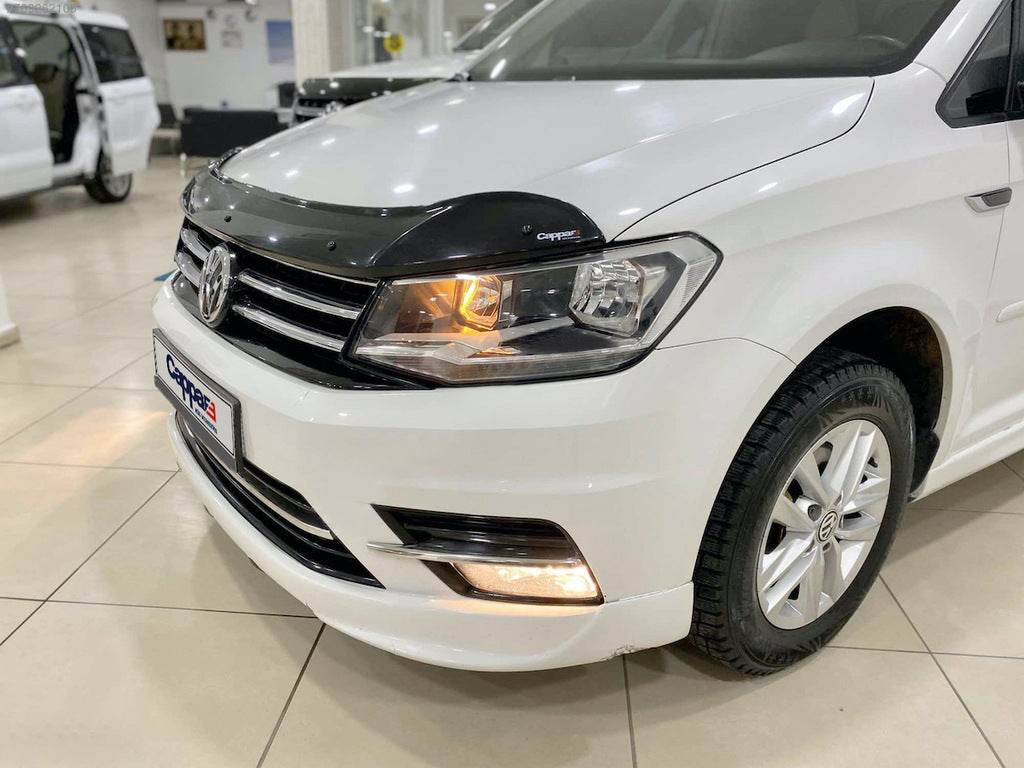 The hood deflector (EuroCap) for Volkswagen Caddy 2015-2020 - Reelken Auto