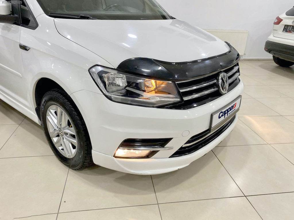 The hood deflector (EuroCap) for Volkswagen Caddy 2015-2020 - Reelken Auto