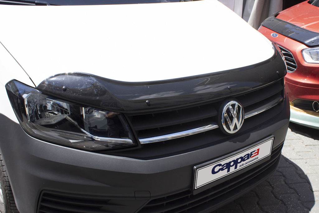 The hood deflector (EuroCap) for Volkswagen Caddy 2015-2020 - Reelken Auto