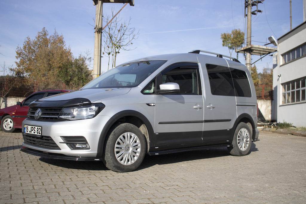 The hood deflector (EuroCap) for Volkswagen Caddy 2015-2020 - Reelken Auto