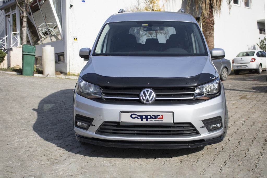 The hood deflector (EuroCap) for Volkswagen Caddy 2015-2020 - Reelken Auto