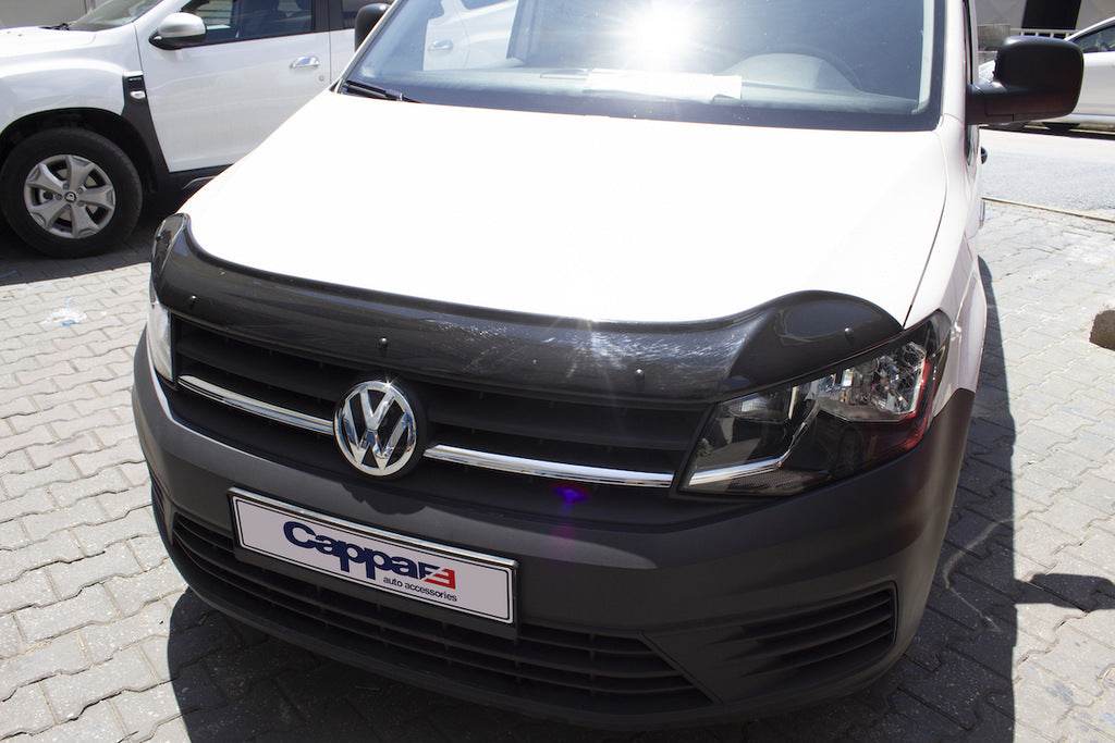 The hood deflector (EuroCap) for Volkswagen Caddy 2015-2020 - Reelken Auto