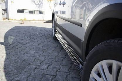 EuroCap side sills (standard base, black) for Volkswagen Caddy 2015-2020 - Reelken Auto