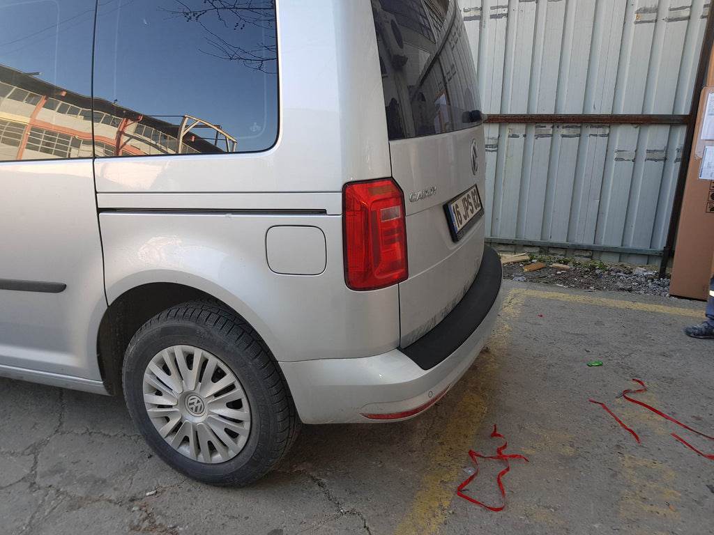 Cover on the rear bumper EuroCap (ABS) for Volkswagen Caddy 2015-2020 - Reelken Auto