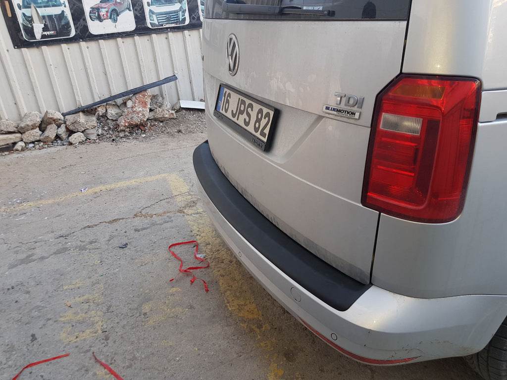Cover on the rear bumper EuroCap (ABS) for Volkswagen Caddy 2015-2020 - Reelken Auto