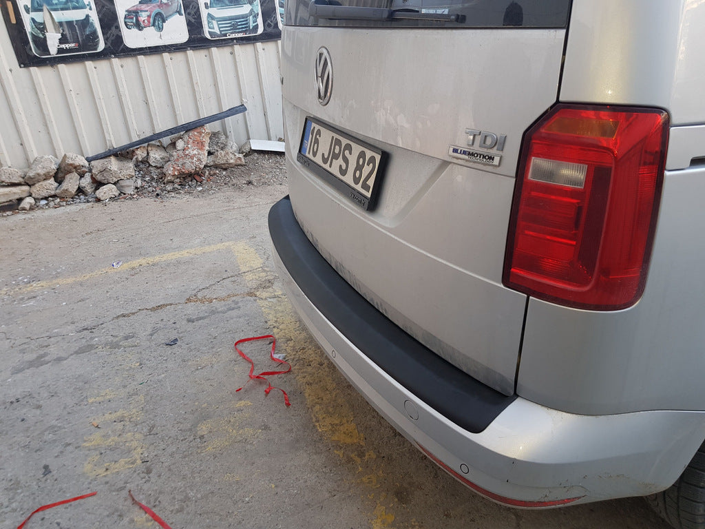 Rear Bumper Protector EuroCap (ABS) for Volkswagen Caddy 2015-2020 - image 4