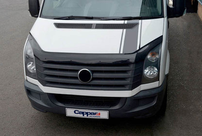 The hood deflector 2006↗, 2011↗ (EuroCap) for Volkswagen Crafter 2006-2016 - Reelken Auto