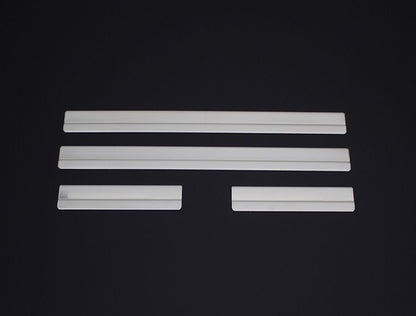 Door Sill Protectors OmsaLine (4 pcs, Stainless Steel) for Volkswagen Polo 2001-2009 - image 1