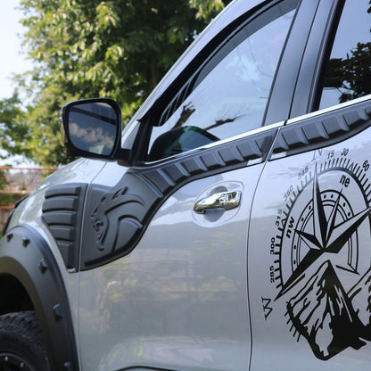 Upper door moldings (6 pcs, ABS) for Nissan Navara/NP300 2016- - image 6