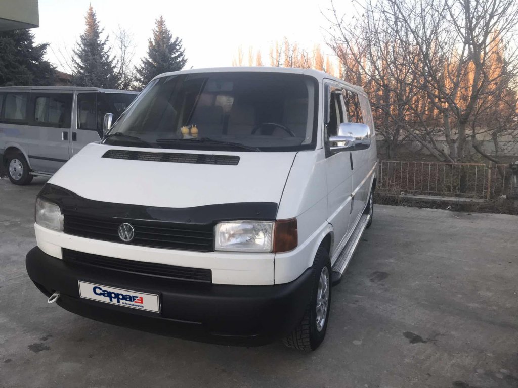 Hood deflector (straight headlights) (EuroCap V1) for Volkswagen T4 Transporter 1990-2003 - image 5