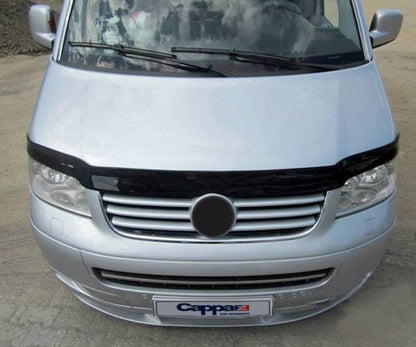 The hood deflector (EuroCap) for Volkswagen T5 Caravelle 2004-2010 - Reelken Auto