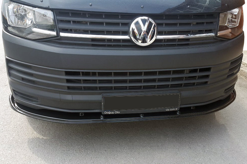 Front lip 2015-2018 Standard (ABS) for Volkswagen T6 2015-2024 - image 1