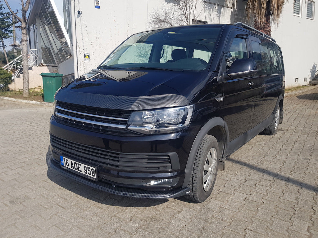 Hood Deflector Carbon Look (EuroCap) for Volkswagen T6 2015-2024 - image 3