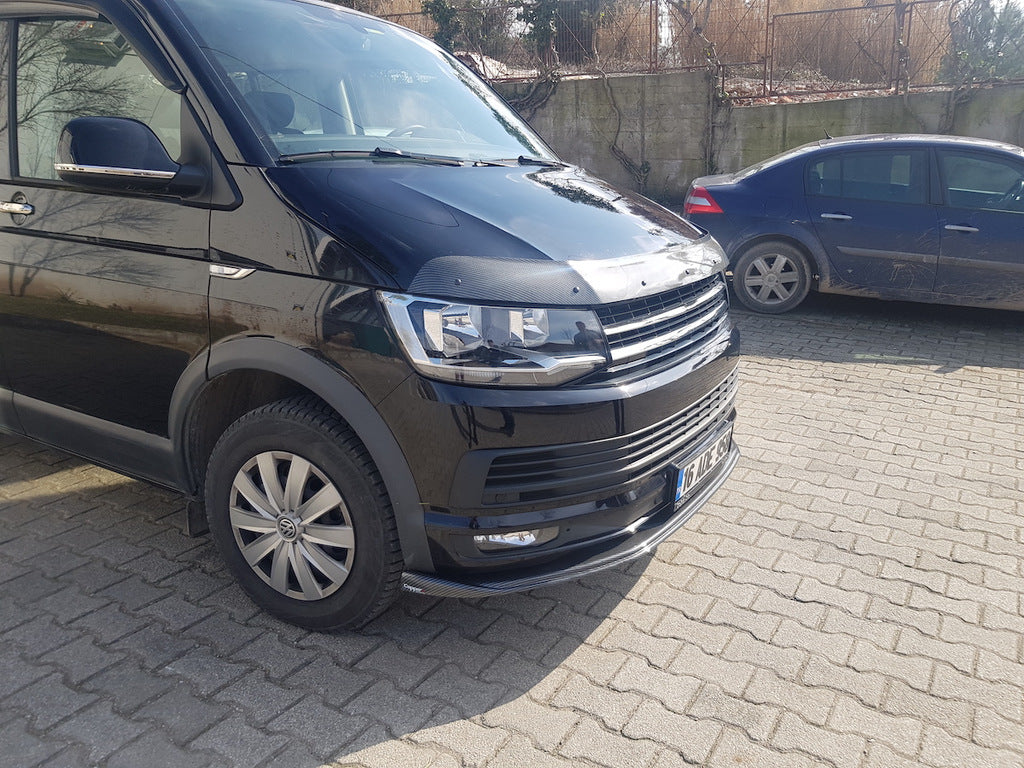 Hood Deflector Carbon Look (EuroCap) for Volkswagen T6 2015-2024 - image 4