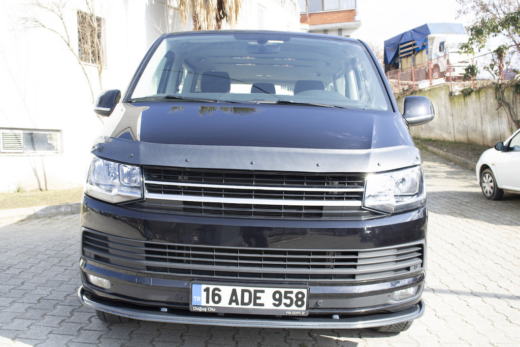 Hood Deflector Carbon Look (EuroCap) for Volkswagen T6 2015-2024 - image 5