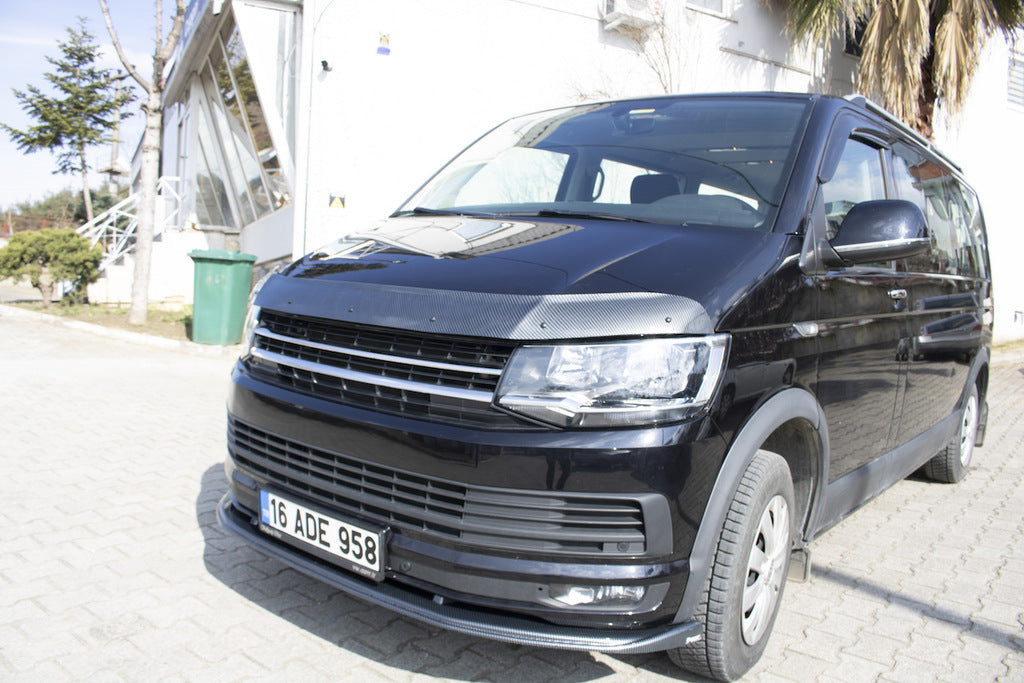 Hood Deflector Carbon Look (EuroCap) for Volkswagen T6 2015-2024 - image 7