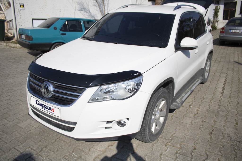 The hood deflector (EuroCap) for Volkswagen Tiguan 2007-2016 - Reelken Auto