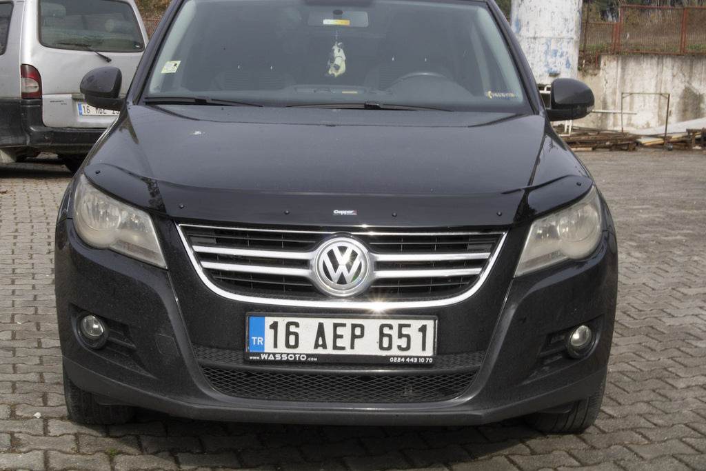 The hood deflector (EuroCap) for Volkswagen Tiguan 2007-2016 - Reelken Auto