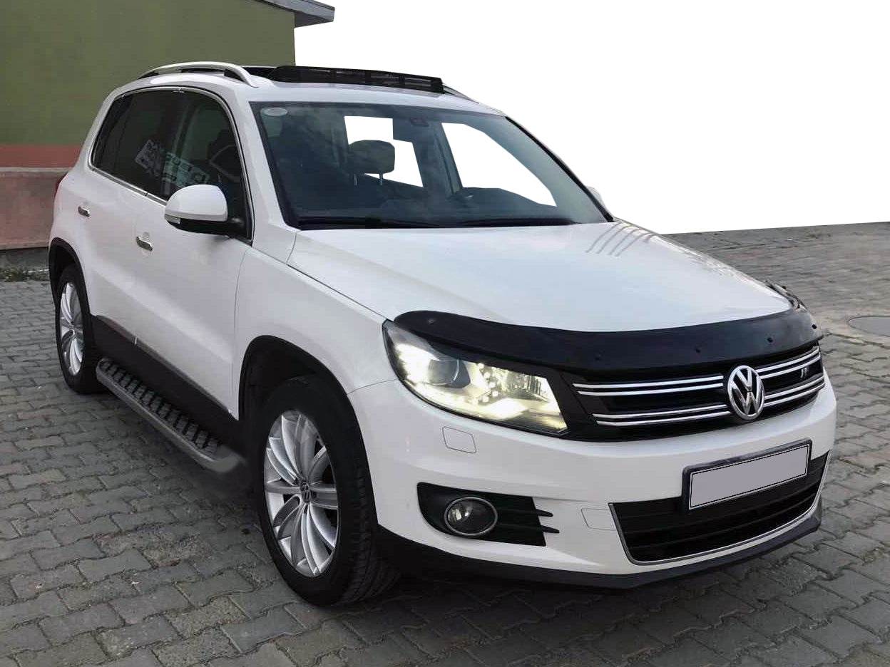 The hood deflector (EuroCap) for Volkswagen Tiguan 2007-2016 - Reelken Auto
