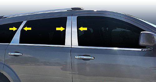 Door pillar molding (stainless) for Dodge Journey 2008↗ - Reelken Auto