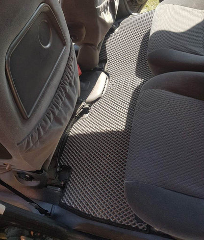 EVA mats (2 rows, black) for Seat Alhambra 1996-2010 - Reelken Auto