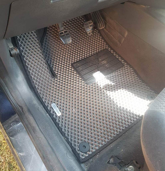 EVA mats (2 rows, black) for Volkswagen Sharan 1995-2010 - Reelken Auto