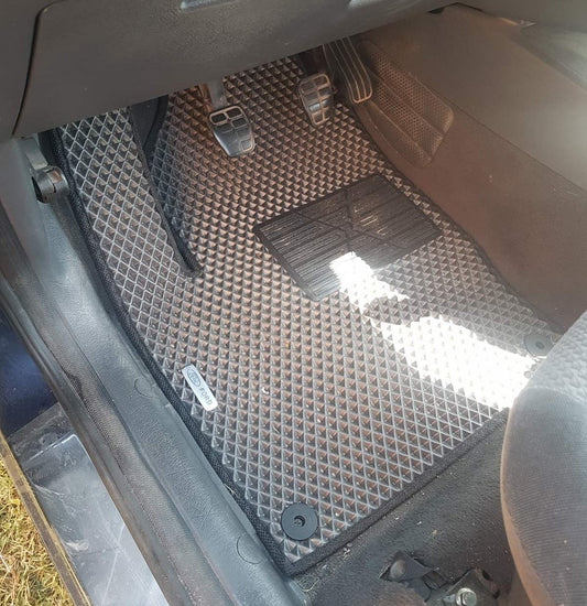 EVA Floor Mats (2 Rows, Black) for Seat Alhambra 1996-2010 - image 2