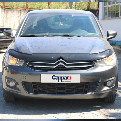 Hood deflector (EuroCap) for Citroen C-Elysee - Reelken Auto