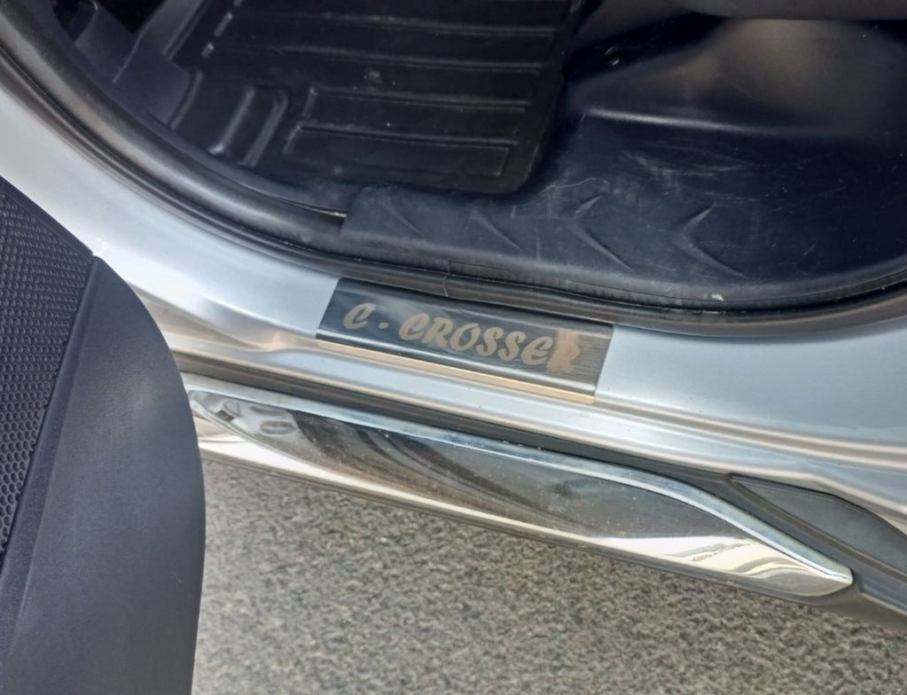 Door Sill Covers (4 pcs, Stainless Steel) for Citroen C-Crosser 2007-2013 - image 2