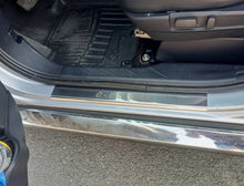 Door Sill Covers (4 pcs, Stainless Steel) for Citroen C-Crosser 2007-2013 - image 1