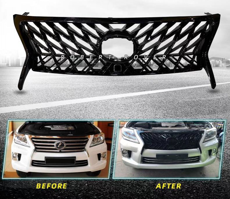 Front Grille TRD (2012-2015) for Lexus LX570/450d 2008-2022 - image 6