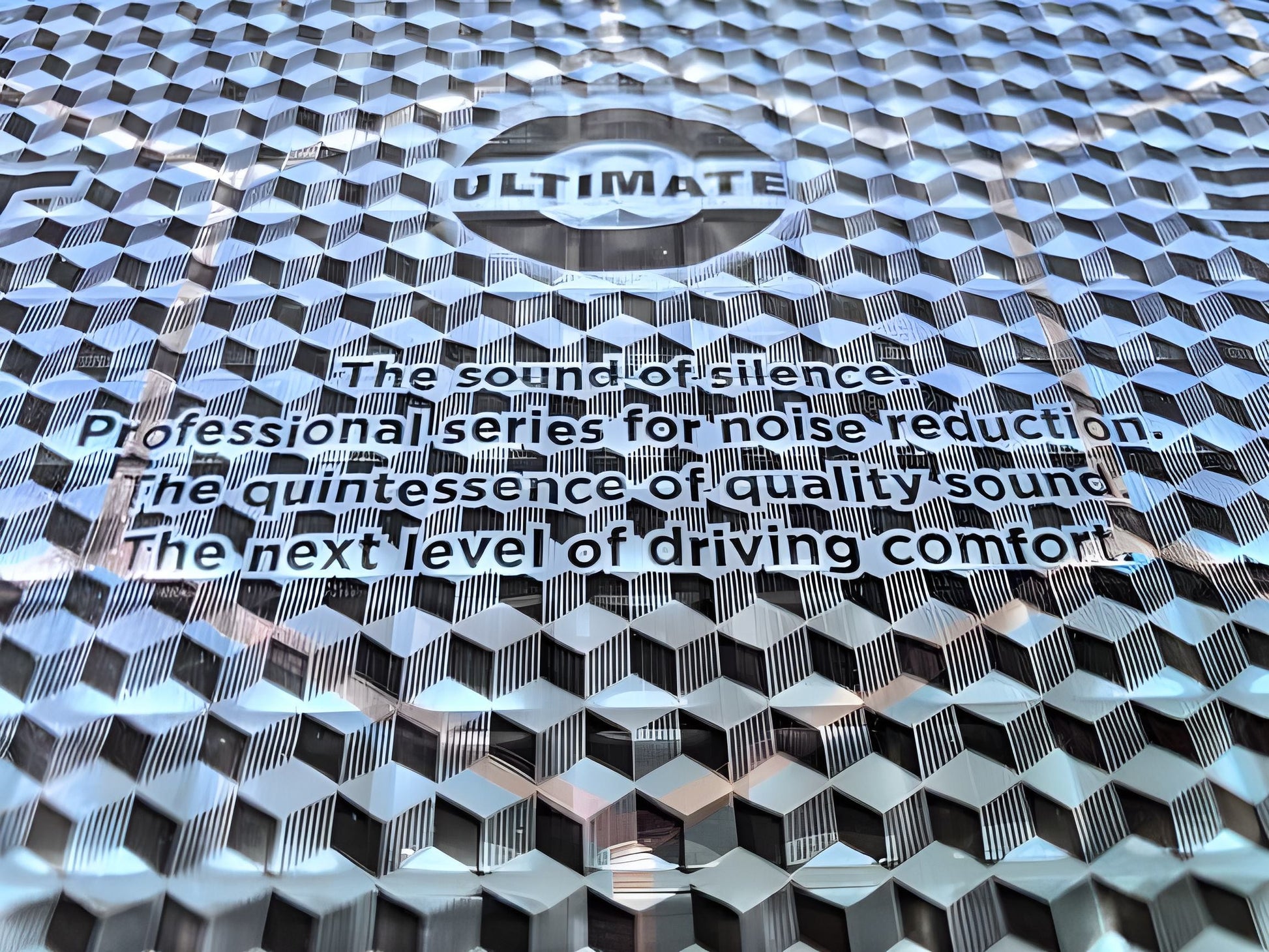 Vibration-absorbing sheet ULTIMATE EXPERT BLUE SILVER 3 mm (50x35 cm) - image 3