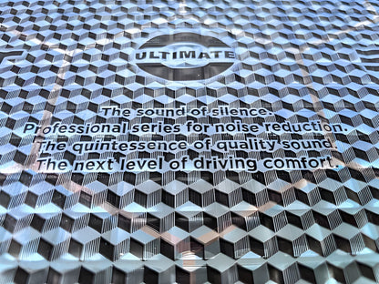 Vibration-absorbing sheet ULTIMATE EXPERT BLUE SILVER 3 mm (50x35 cm) - image 3