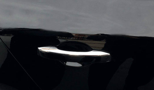 Covers for OmsaLine handles (4 pcs, stainless steel) for Renault Megane IV 2016-2025 - Reelken Auto