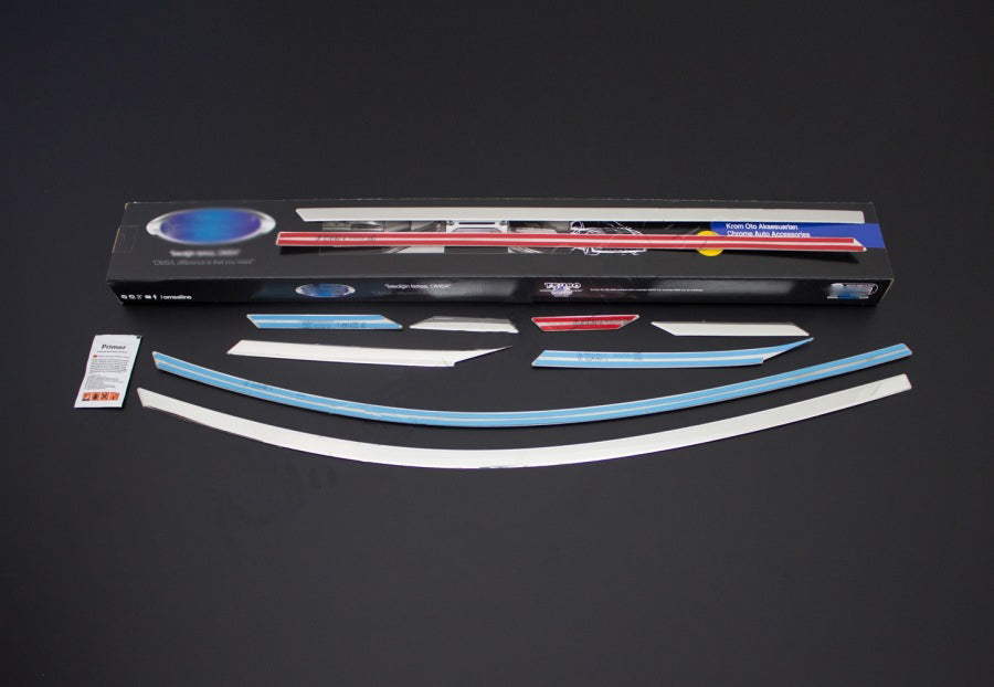 Upper window trim stainless steel (10 pcs) for Hyundai Tucson TL 2016-2021 - image 2